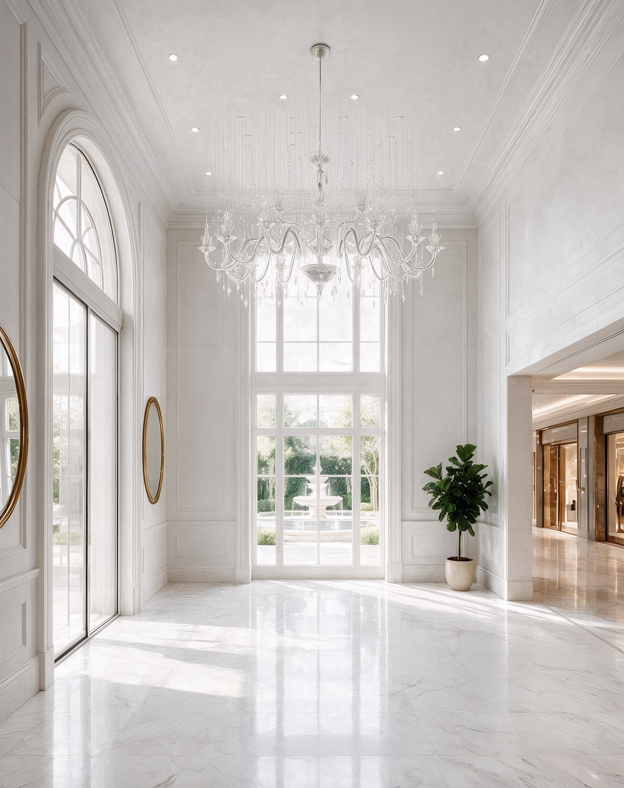 Illusion Disc 635 16+8 shown in a contemporary interior