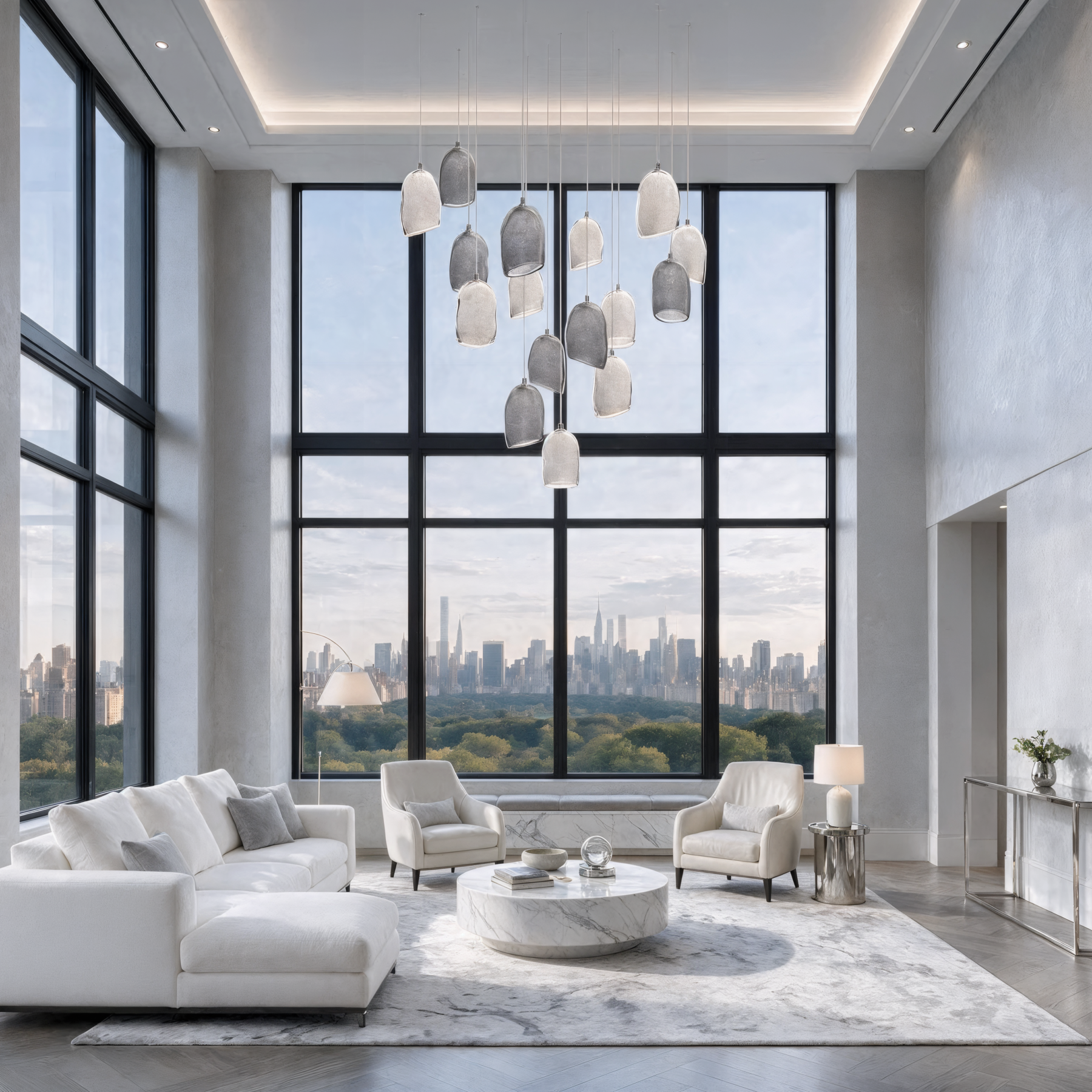 StarDust 4 Modern Pendant Lights Fixture shown in a contemporary interior