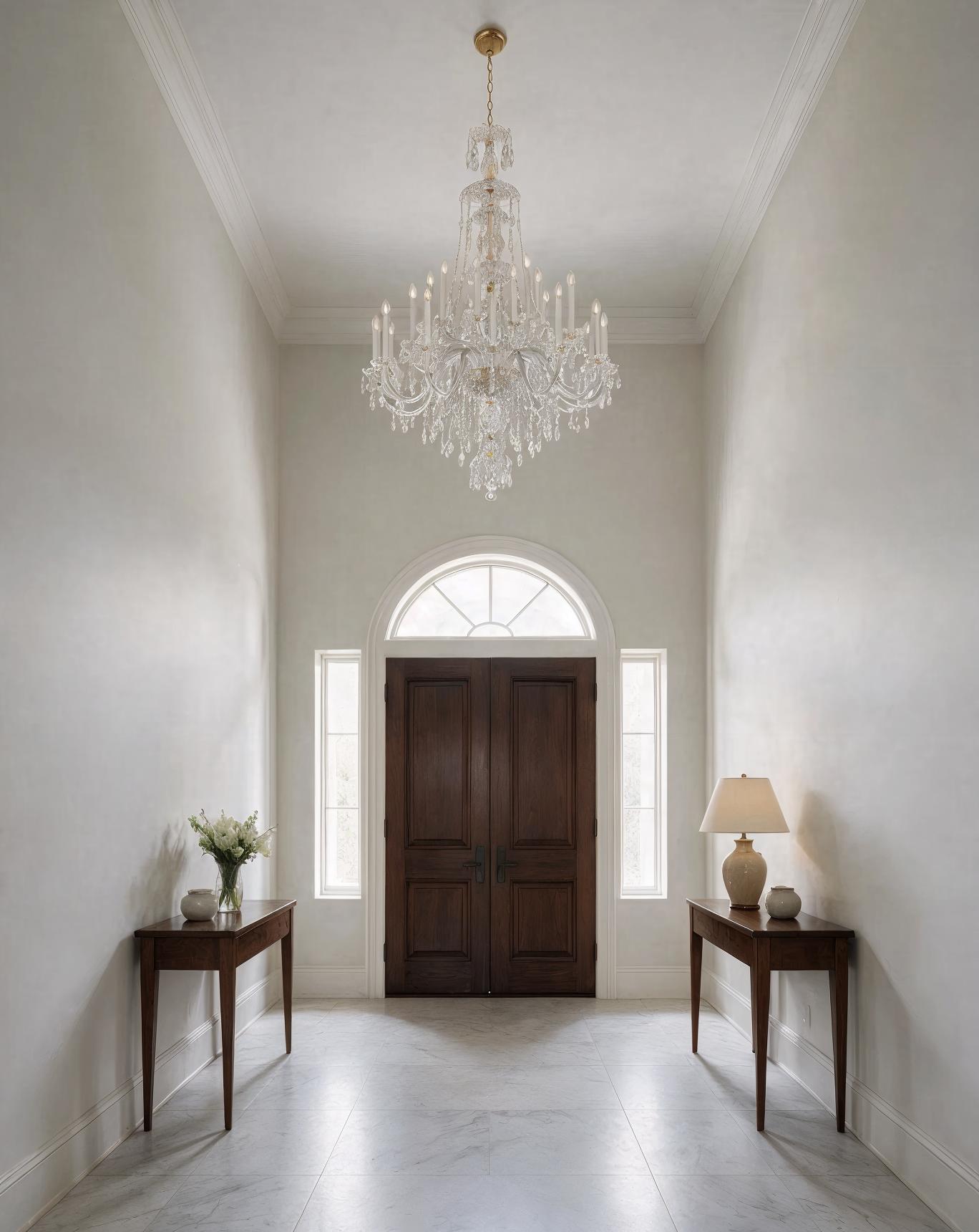 Bohemian Chandelier Dancing Light L101/24/01/EL shown in a contemporary interior