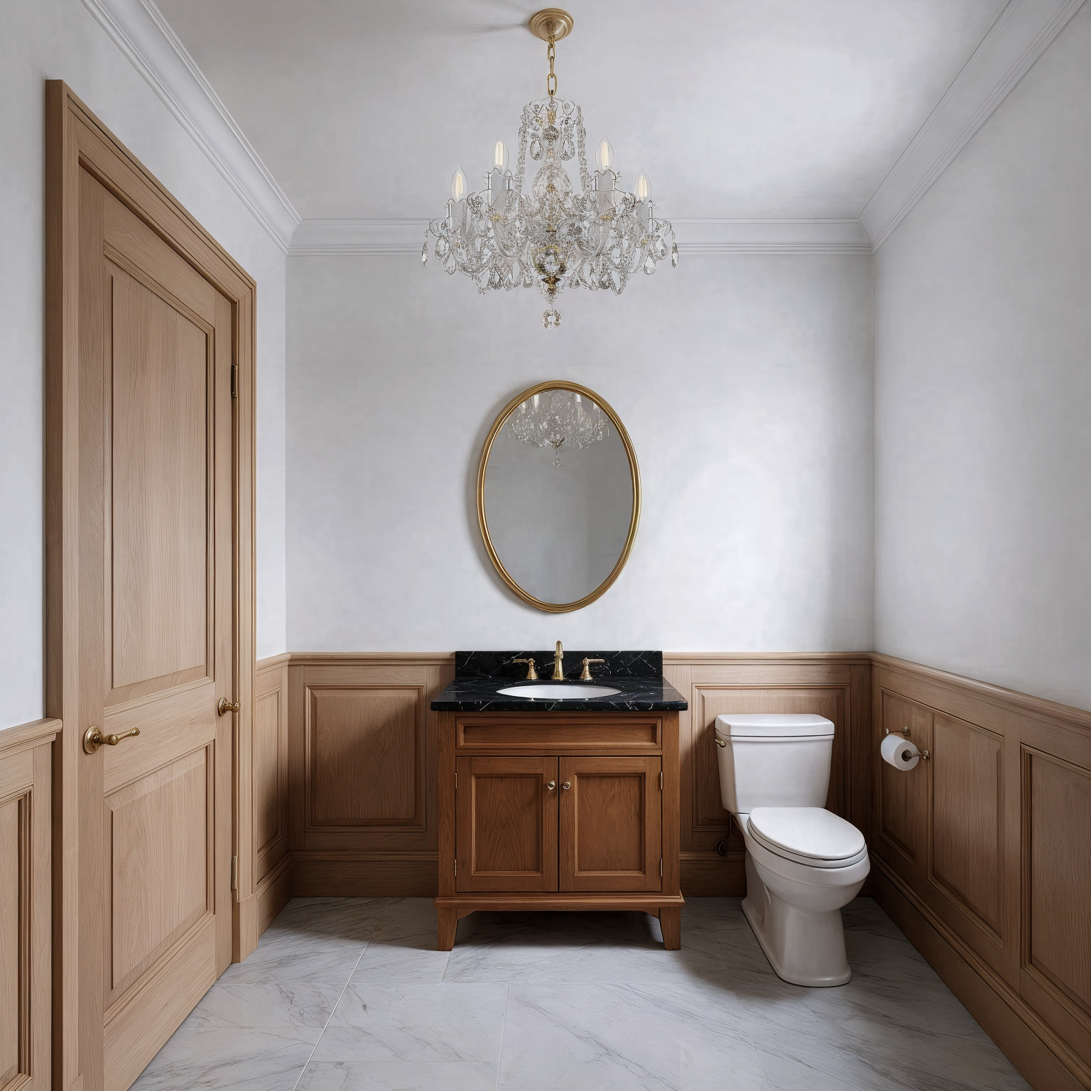 Eternal Nostalgia Crystal Chandelier L110/6/01 shown in a contemporary interior
