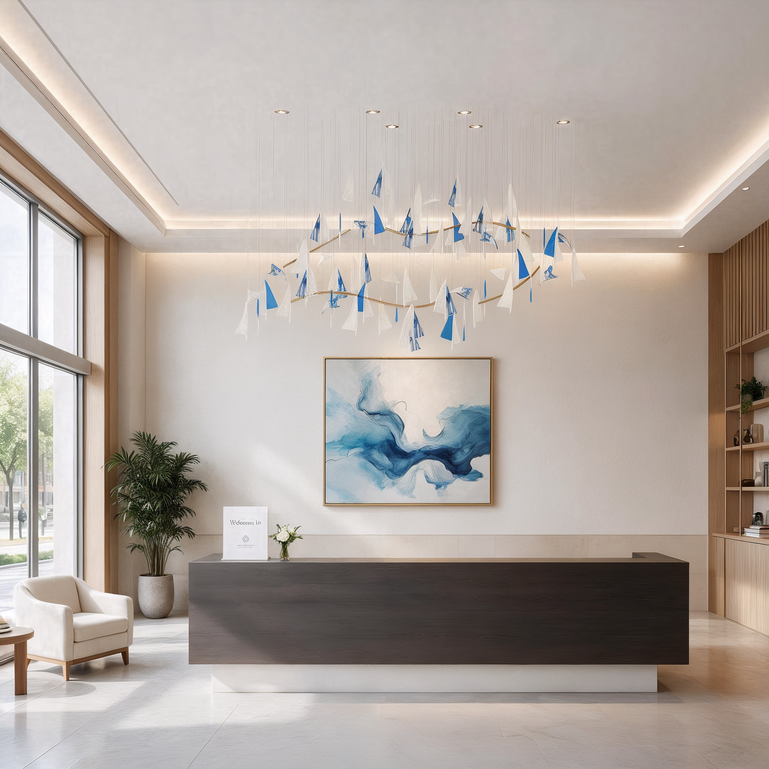 Sails 5 shown in a contemporary interior